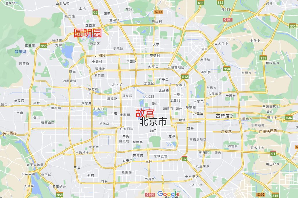 圆明园遗址在哪个位置（圆明园在哪里？）(图2)